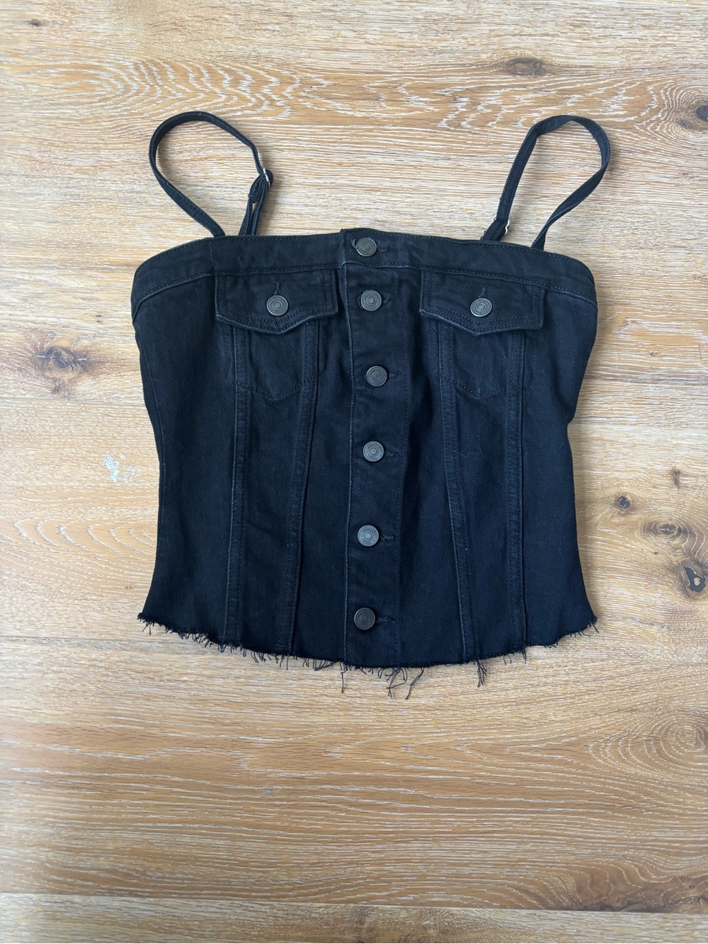 Reformation Denim Corset